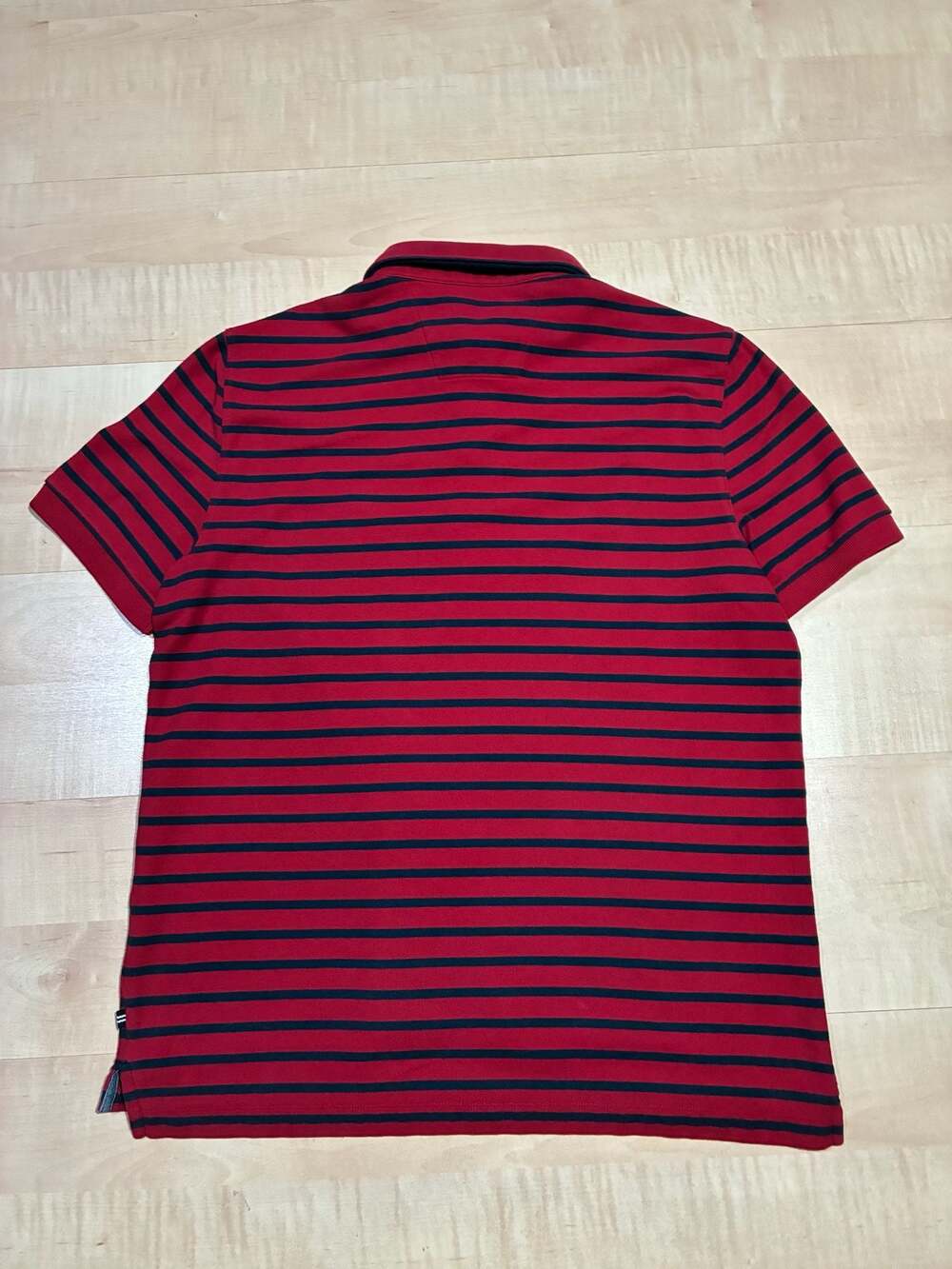 Nautica Men's Performance Deck Shirt Classic Fit Striped Polo Shirt - Picture 4 of 5